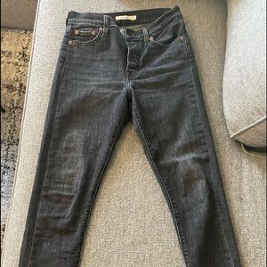 Levi’s Wedgie Skinny jeans - dark great/black wash